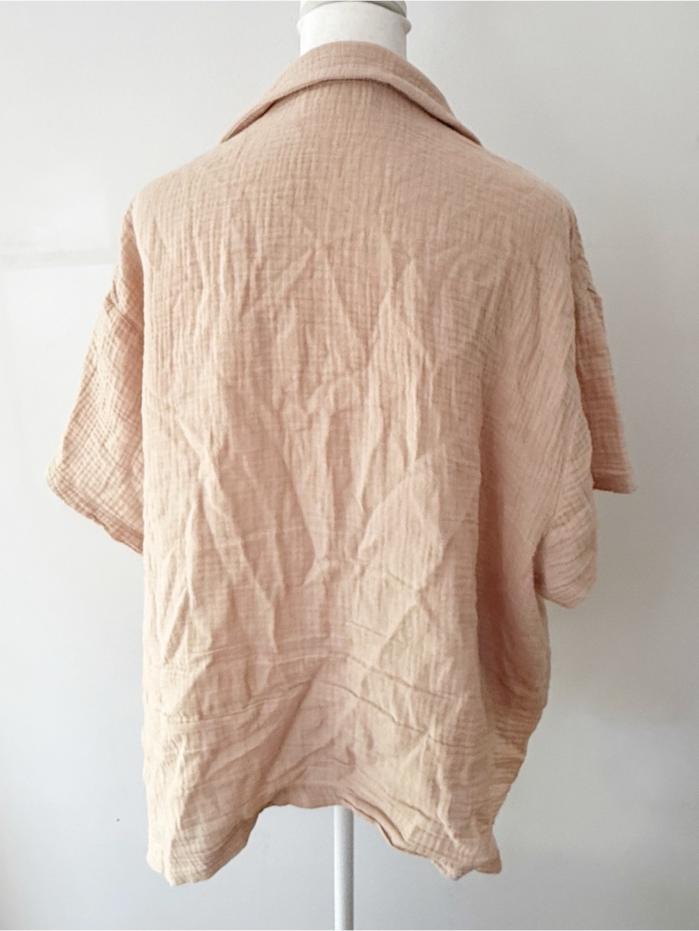 Altard State Women 100% Cotton Button Down Top Large Coastal Fisherman Beachy - Picture 4 of 6